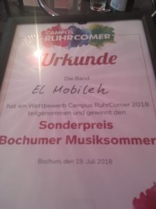 Sonderpreis Bochumer Musiksommer 2018